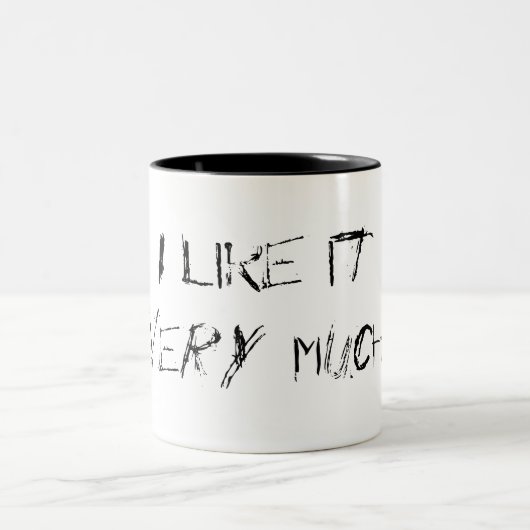 私はそれを非常に好みます! ツートーンマグカップ (中央)