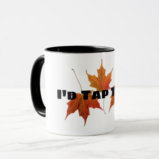 "私はそれを"おもしろマグカップ叩きます マグカップ (正面左)