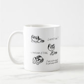 "私はそれを"猫しませんでした コーヒーマグカップ (左)