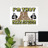 私はそんなに保守的だ ポスター (ホームオフィス)