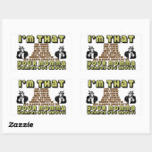 私はそんなに保守的だ 長方形シール (シート)