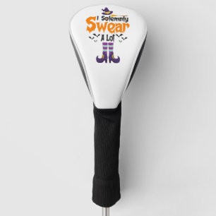 私はたくさんのゴシックの魔女おもしろいを不気味厳粛に誓う ゴルフヘッドカバー