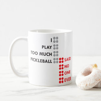 私はたくさんのPICKLEBALLを遊びます コーヒーマグカップ