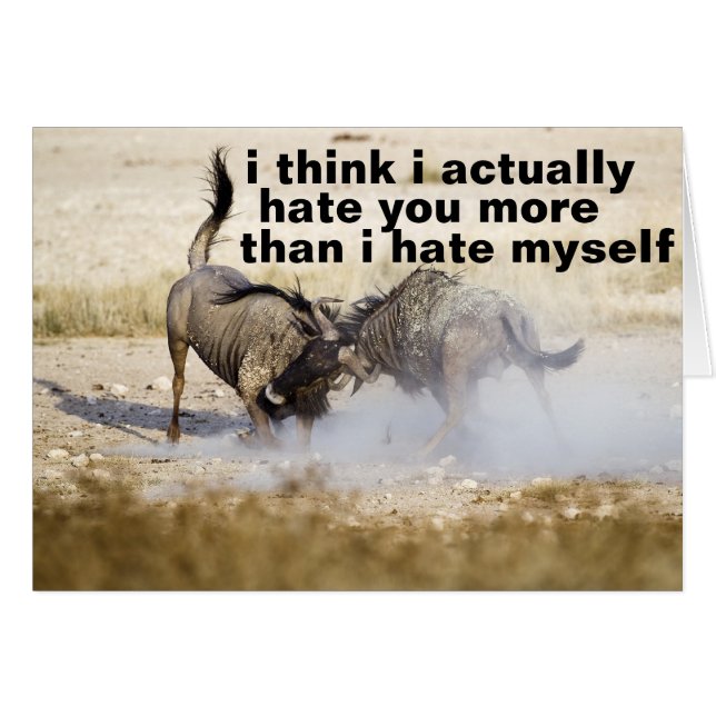 私はたくさん憎みます (正面横)