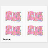 私はたくさん泣くが、その芸術は実に生産的である 長方形シール (シート)