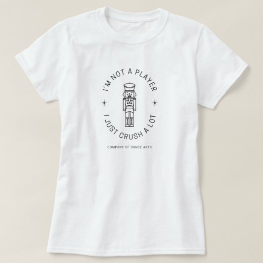私はただたくさん潰す Tシャツ (デザイン正面)