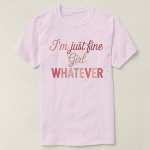 私はただのいい女の子、何でもね l サッシーな引用文 フェミニン tシャツ