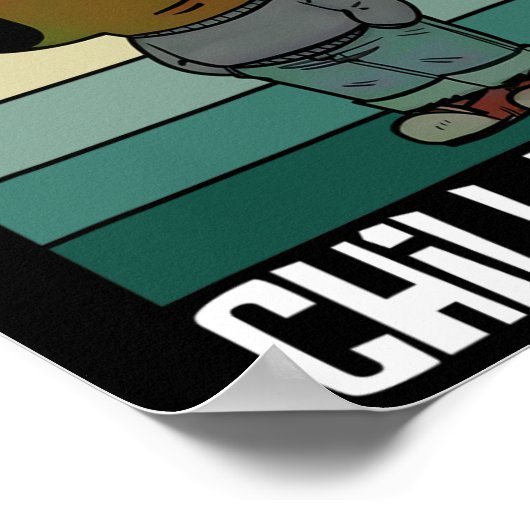 私はただの冷たいトランプおもしろいミーム ポスター (角)