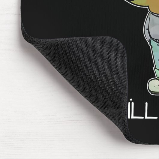 私はただの冷たいトランプのおもしろいミーム マウスパッド (コーナー)