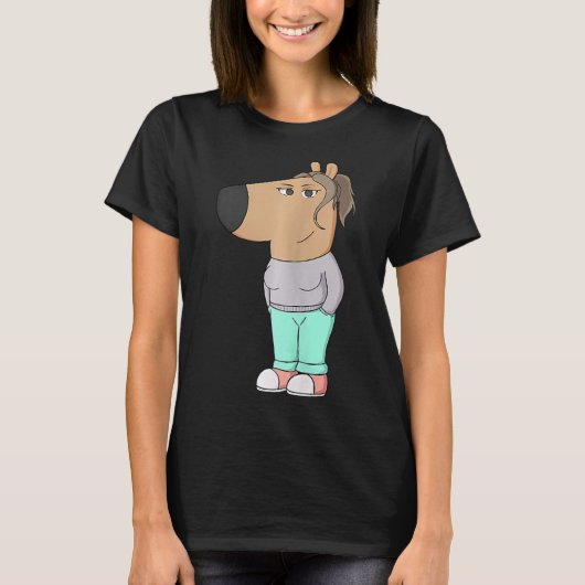 私はただの冷たい女の子のミームおもしろいチル5 Tシャツ (正面)