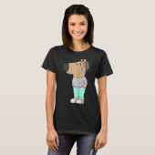 私はただの冷たい女の子のミームおもしろいチル5 Tシャツ (正面フル)