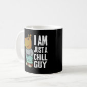 私はただの冷たい男おもしろい コーヒーマグカップ (正面左)