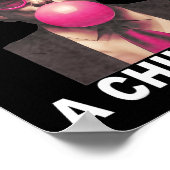 私はただの冷たい男のトランプのバブルガムおもしろいミーム ポスター (角)