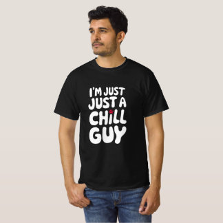 私はただの冷たい男の子犬おもしろいのミーム愛好家 Tシャツ