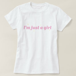 私はただの女の子のTシャツ Tシャツ