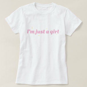 私はただの女の子のTシャツ Tシャツ