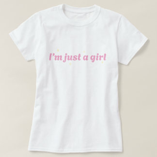 私はただの女の子のTシャツ Tシャツ