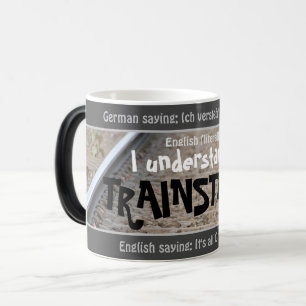 私はただの翻訳だけを理解します-ドイツ間抜け語！ モーフィングマグカップ