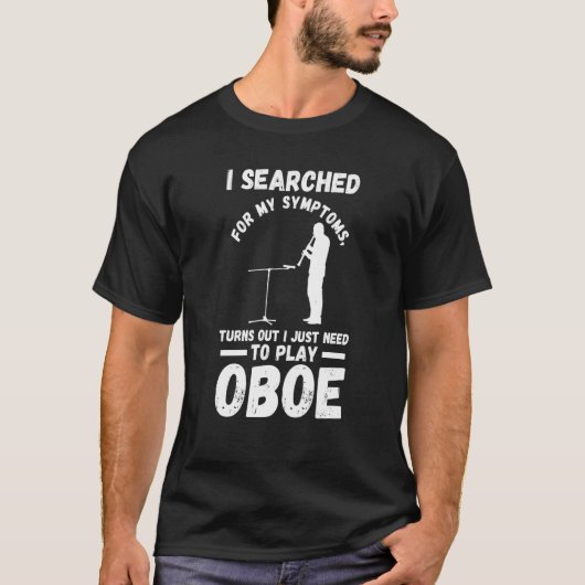 私はただオーボエをする必要遊があることがわかる Tシャツ (正面)