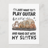 私はただギターシャ遊ツの可愛いナマズのユーモアがしたい ポストカード (正面)