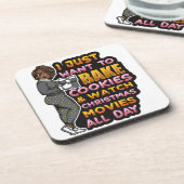 私はただクッキーを焼き、クリスマスモヴィを見たい コースター (左側)