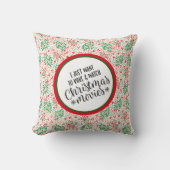 私はただクリスマス映画を焼いて見たいだけだ クッション (正面)