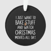 私はただクリスマス映画を物で見たい オーナメント (正面)
