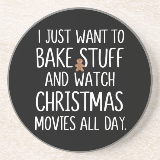 私はただクリスマス映画を物で見たい コースター (正面)