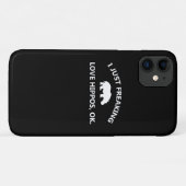 私はただヒッポスの贈り物を愛して Case-Mate iPhoneケース (裏面(横))