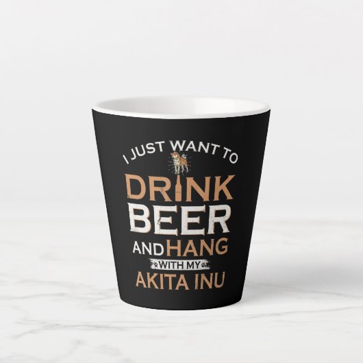 私はただビールを飲み、芝と一緒に飲みたい カフェラテマグ (正面)