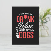 私はただワインを飲んで犬を飼いたい 招待状 (スタンド正面)