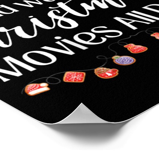 私はただ物を焼いてクリスマスを見たい ポスター (角)