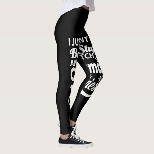 私はただ物を焼いてクリスマスモビーを見たい レギンス (右)