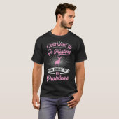 私はただ狩りに行って私の問題をすべて無視したい Tシャツ (正面フル)