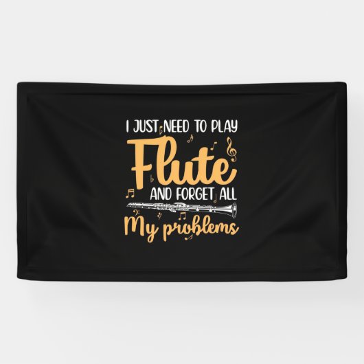 私はただ笛が遊必要だ 横断幕 (横)