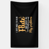 私はただ笛が遊必要だ 横断幕 (縦)