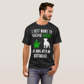 私はただ雑草を吸ってロッつるティと一緒に Tシャツ (正面フル)