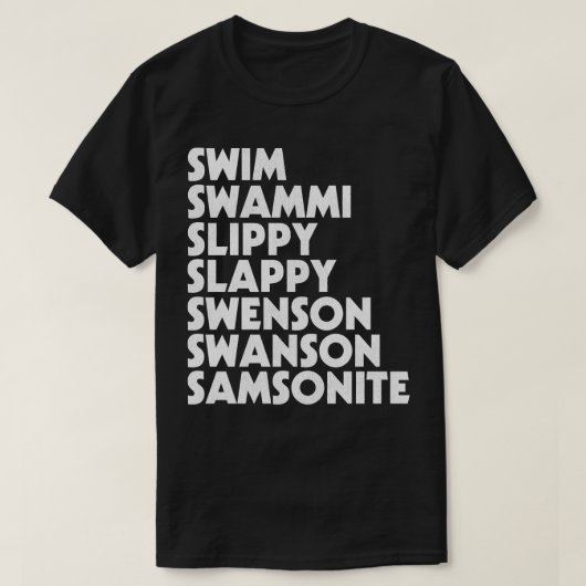 私はだいぶ遠かった Tシャツ (デザイン正面)