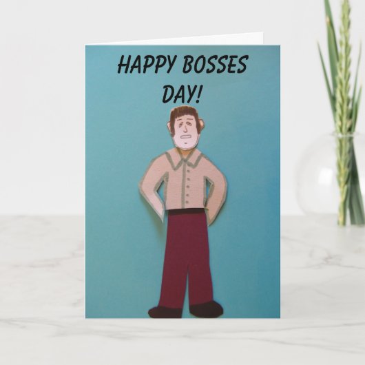 私はだれでもの仕事のためにより少なく装備されていて考えることができません! カード (正面)