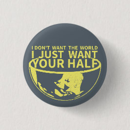 私はちょうどあなたの半分Pinがほしいと思います 缶バッジ