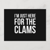 私はちょうどクラスムクラムベークおもしろいデザインのためにここにいる ポストカード (正面)