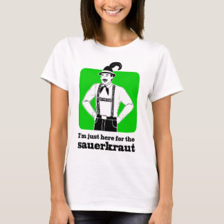 私はちょうどザワークラウトのオクトーバーフェストのシャツのためにここに Tシャツ