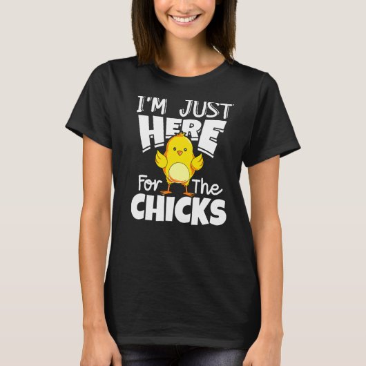 私はちょうどシカゴのイースターの日のためにおもしろい来た2 Tシャツ (正面)