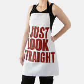 私はちょうどストレートLGBTのゲイレズビアンプライド月を見る エプロン (インサイチュ)