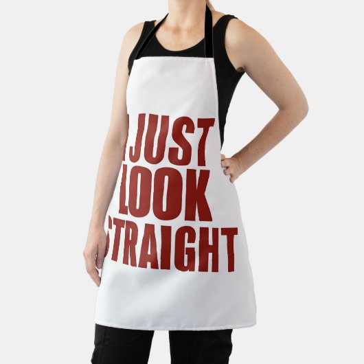 私はちょうどストレートLGBTのゲイレズビアンプライド月を見る エプロン (インサイチュ)
