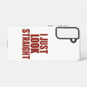 私はちょうどストレートLGBTのゲイレズビアンプライド月を見る SAMSUNG GALAXYケース (裏面横)