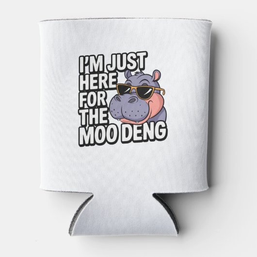 私はちょうどトウかわいいモーベビーヒッポの弾力のためにここにいる 缶クーラー (正面)