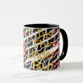 私はちょうどバスの下で投げられて得ました マグカップ (正面右)