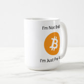 私はちょうどプリリッチである壊れていない コーヒーマグカップ (正面右)