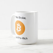 私はちょうどプリリッチである壊れていない コーヒーマグカップ (正面左)